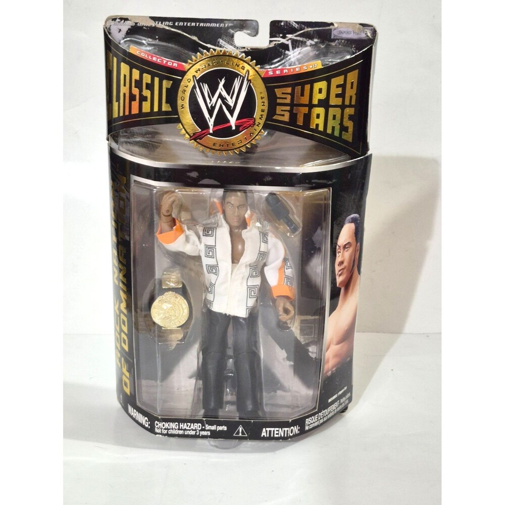WWE Jakks Classic Superstars The Rock Series 17 Nation Domination